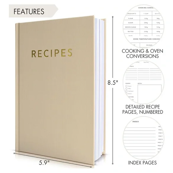 Beige Recipe Book - Picture 3 of 5